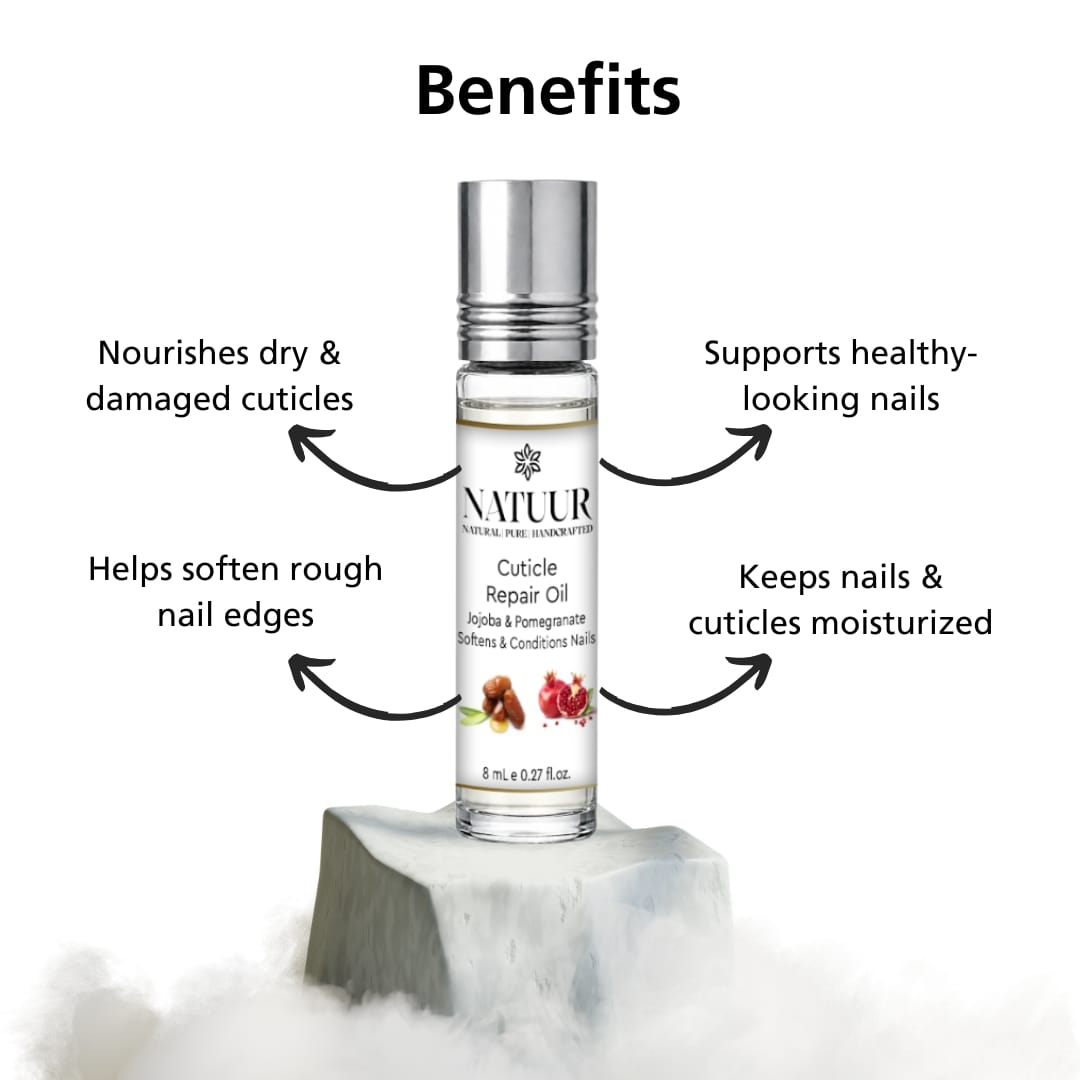 Natuur cuticle repair oil - jojoba and pomegranate 10mL