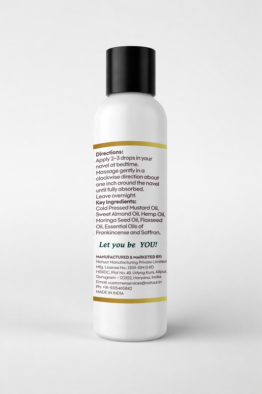 Belly Button Oil for Beautiful & Glowing Skin - 50ml