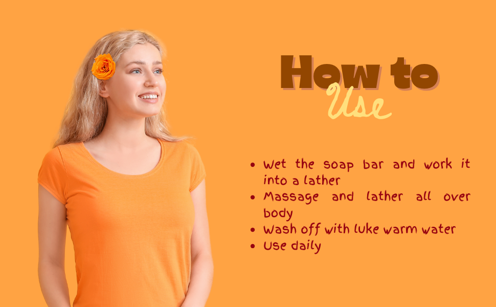 wet the soap bar and work into a lather 