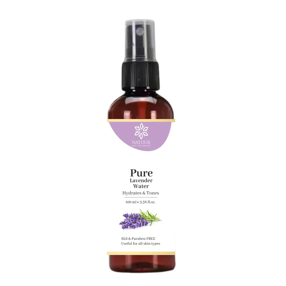 Nature Pure Lavender Water – Hydrates & Tones – 100mL