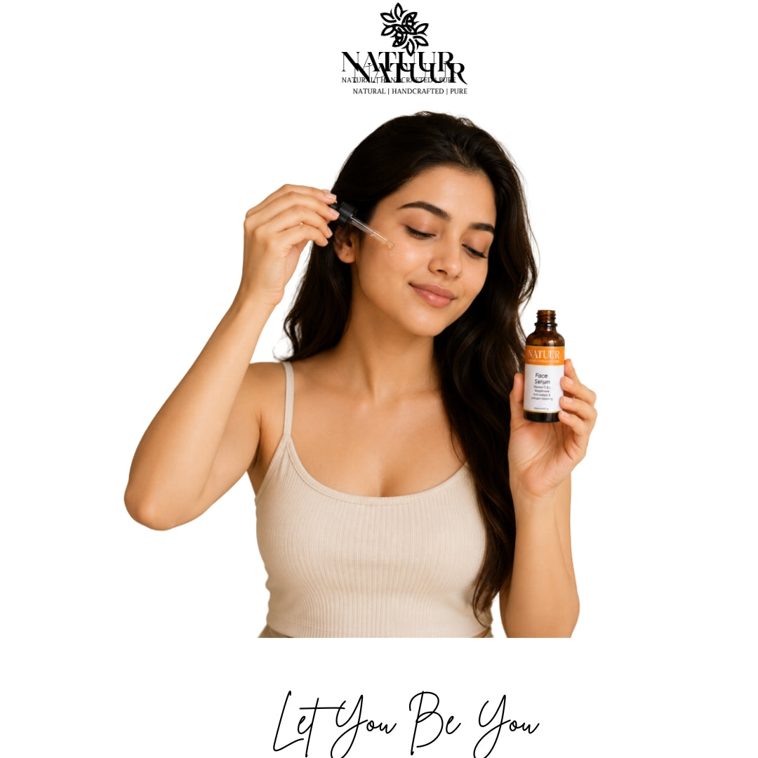 Natuur Vitamin C & L Glutathione Face Serum: Collagen & Antioxidant Natuur.in Natuur Vitamin C & L Glutathione Face Serum: Collagen & Antioxidant Natuur.in